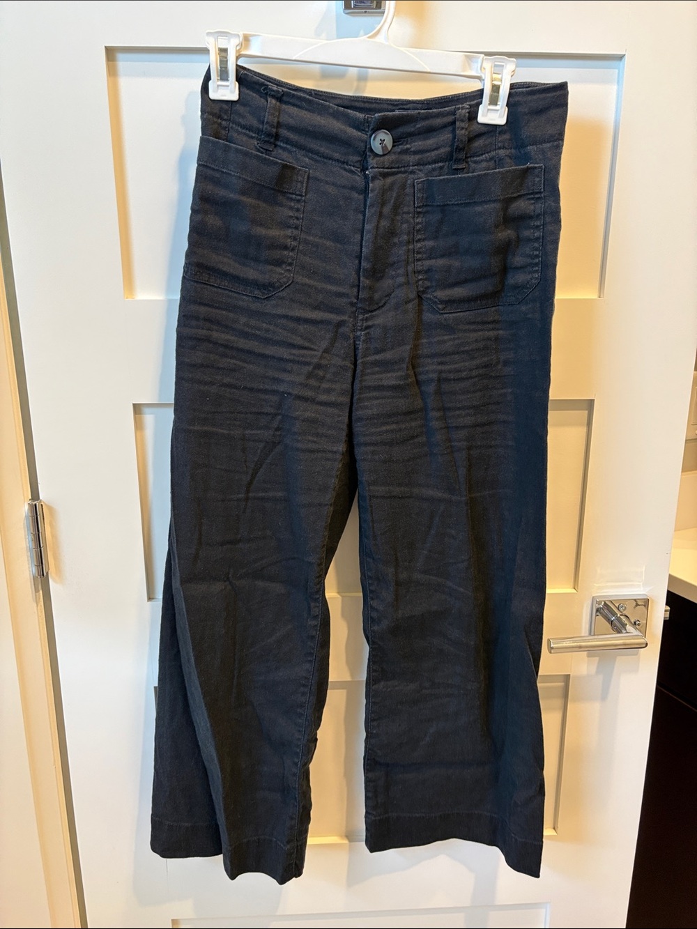 Anthropologie Colette Wide-Leg Pants — Black - Picture 3 of 9